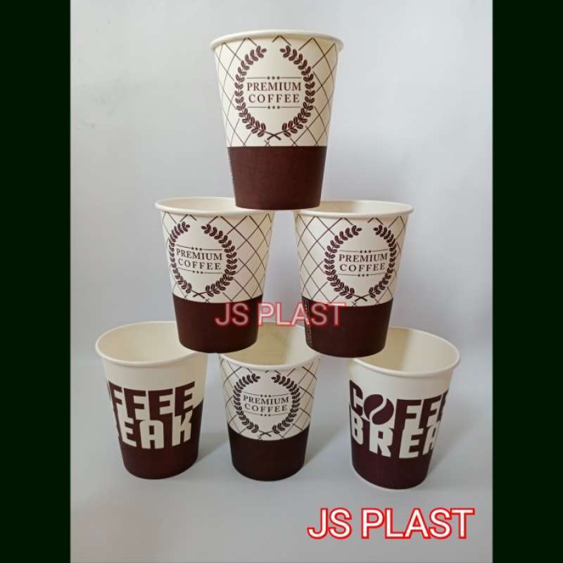 Jual PROMO Paper Cup 8oz / 9oz Motif / Gelas Kertas Kopi Tahan Panas ...