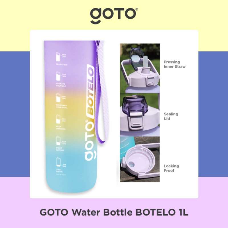 Botelo Vulumptious Jual Goto Botelo Bottle Tumblr Air 1 Liter Botol Minum Jumbo Viral ...
