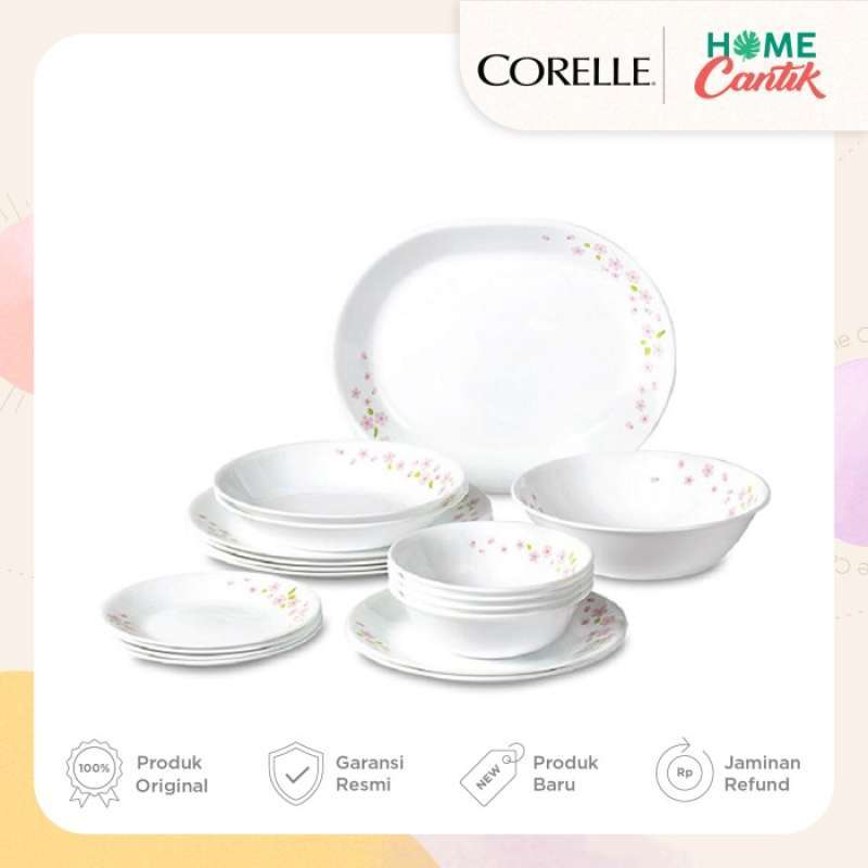 Jual CORELLE Sakura Set 18 Pcs di Seller Hanskitchen Cipayung, Kota