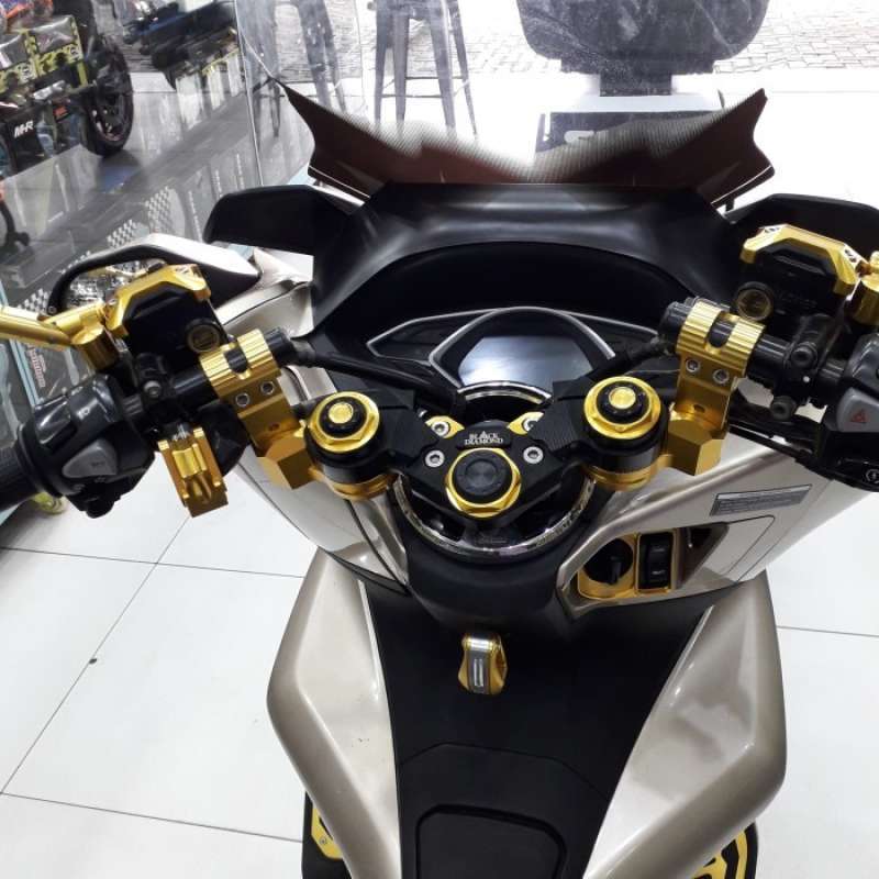 Promo STANG JEPIT PCX LOKAL & NMAX ASLI BLACK DIAMOND PEMASANGAN PNP