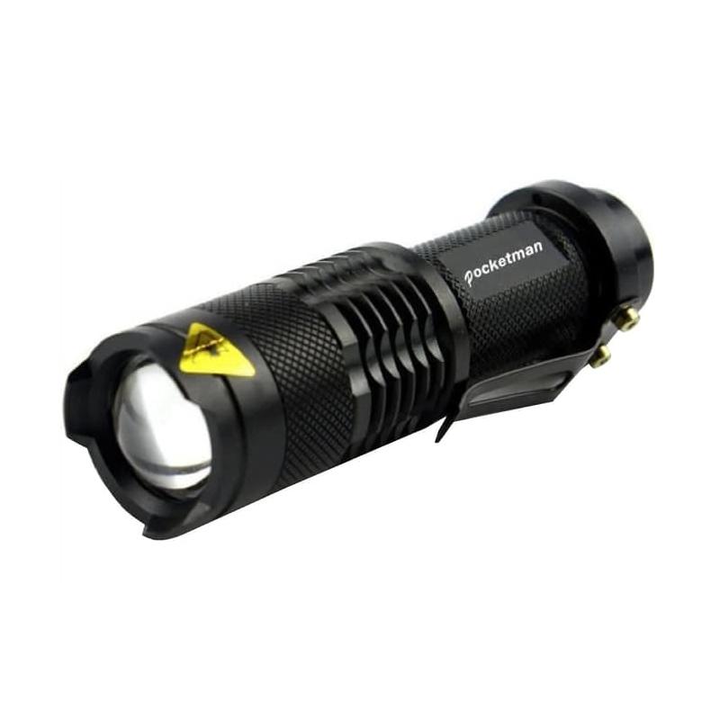 Jual Senter Pocketman Senter Led Flashlight Waterproof Tahan Air
