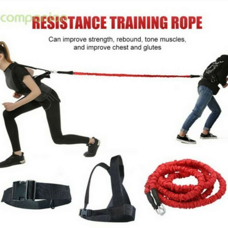 Running Resistance Rope Jual 3m Resistance Training Rope 3 Meter Explosive Force Gym Speed ...