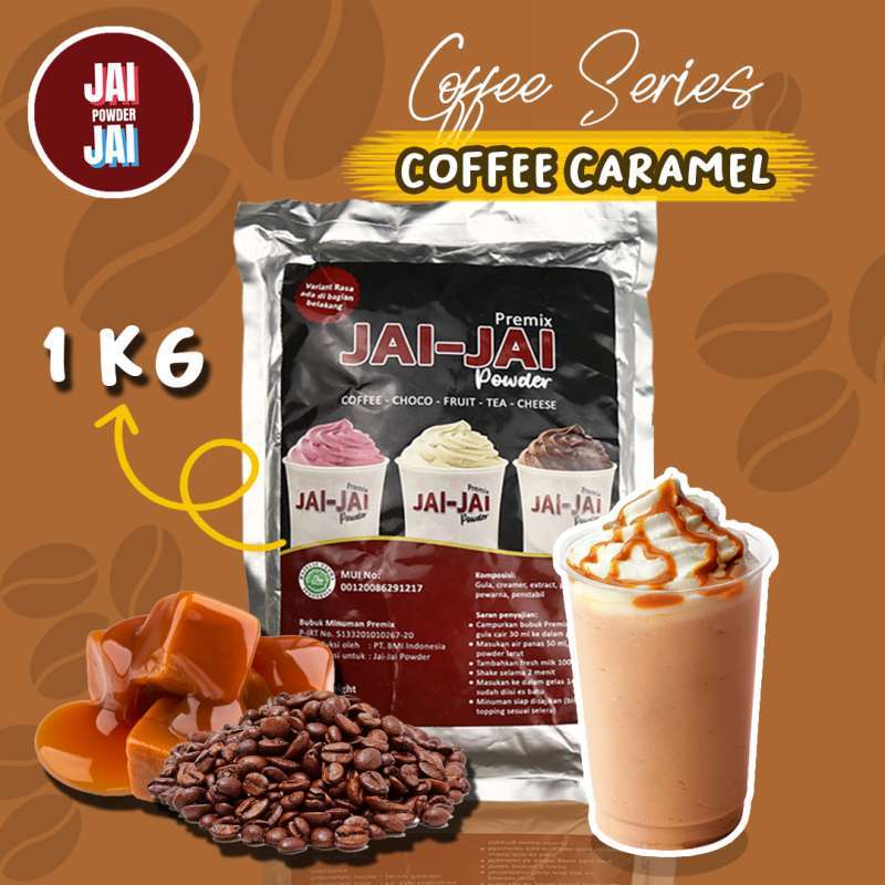 Promo Bubuk Minuman 1 Kg Coffee Caramel Jai Jai Powder Diskon 10