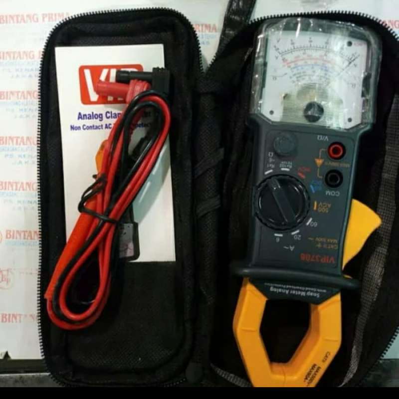 Jual Tang Ampere Analog/ Multitester/Clamp Analog Jarum Tipe 3708 merk
