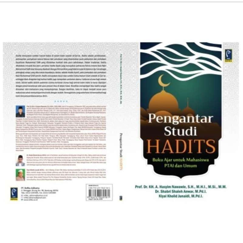 Jual buku pengantar studi hadits by hasyim nawawie refika original di