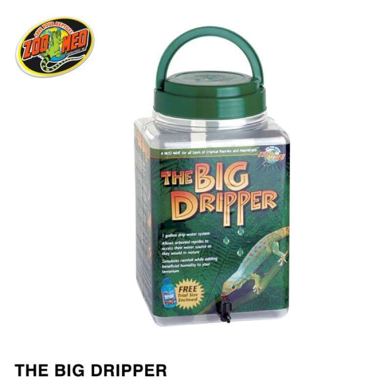 Promo Zoomed The Big Dripper Air Minum Chameleon Day Gecko Diskon 23