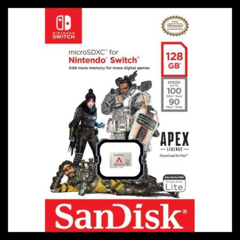 Promo Memory Card Gaming SanDisk Apex Legend Memory Card Nintendo