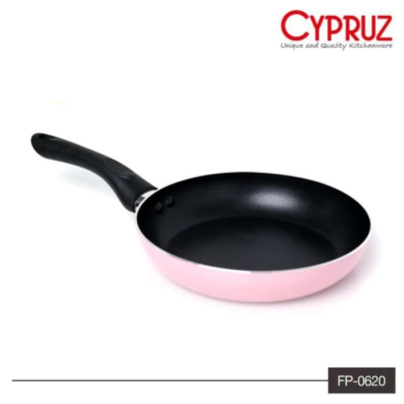 Promo CYRUZ FP0620 20CM PINK Fry Pan Teflon Induksi Alumunium Pan