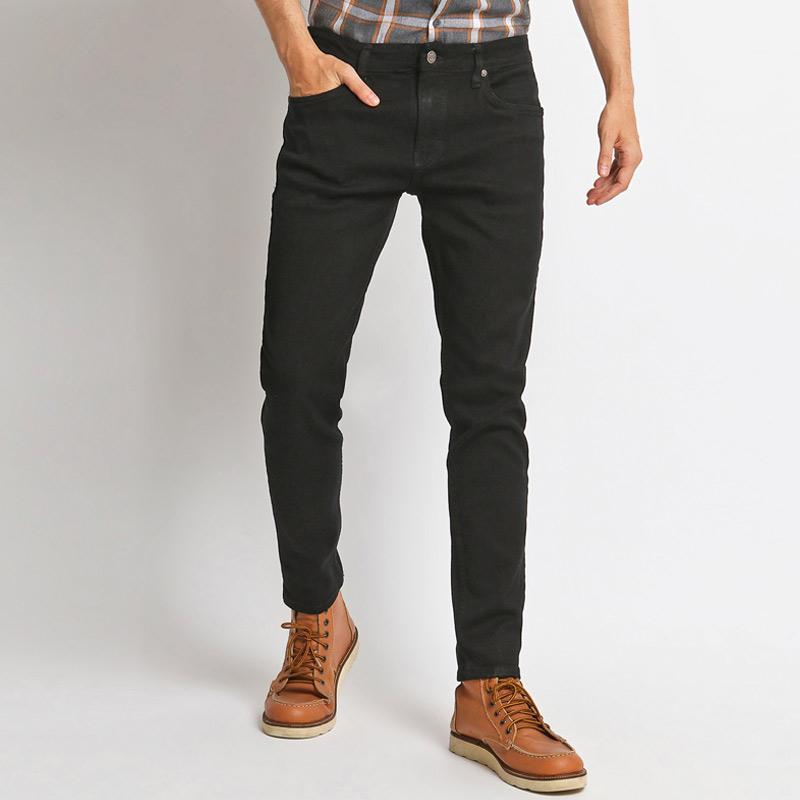 Jual VENGOZ Celana  Jeans  Skinny  Pria Premium Solid Black 