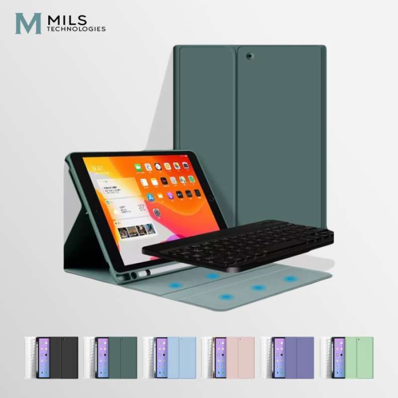 Jual Mils Keyboard Case Ipad 6 7 Mini 4 5 Air 3 4 10.2 10.9 Pro 11 12.9