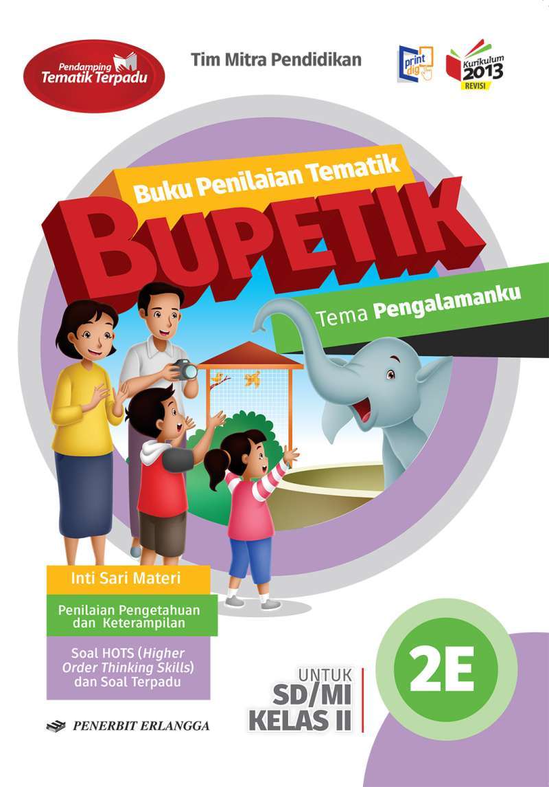 Jual Buku Bupetik 2f Kelas 2 Sd/mi K13n Revisi Erlangga Di Seller Toko ...