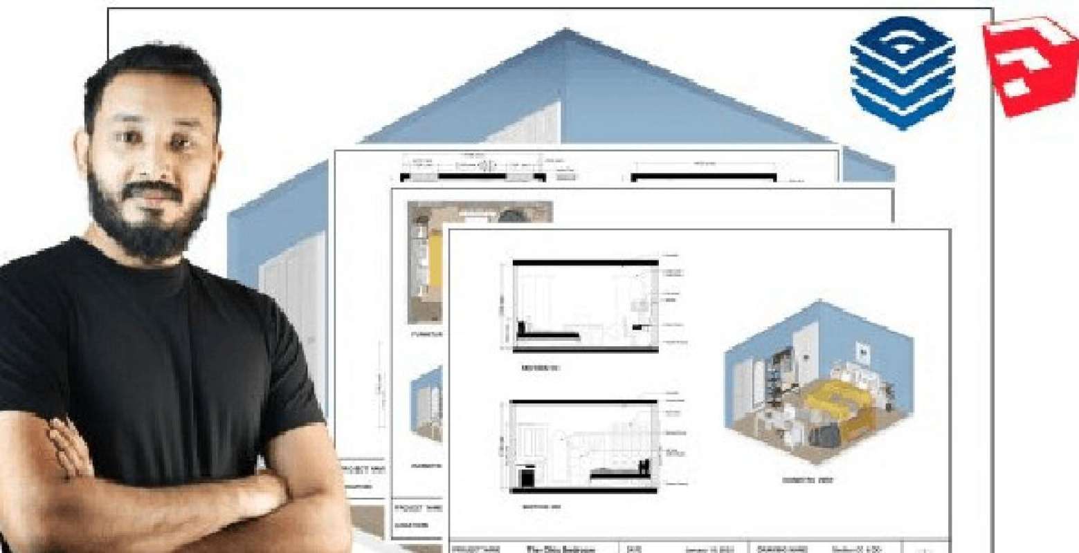 Jual Create Interior Drawings Masterclass With Layout For Sketchup Di ...