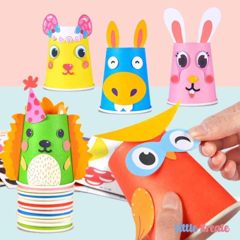 Promo Mainan Edukasi Aktivitas Anak - DIY Paper Cup Diskon 47% di ...