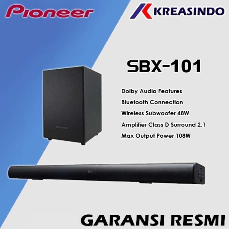 Jual Pioneer SBX101 / SBX 101 SounBar Sound Bar Wireless Sound System