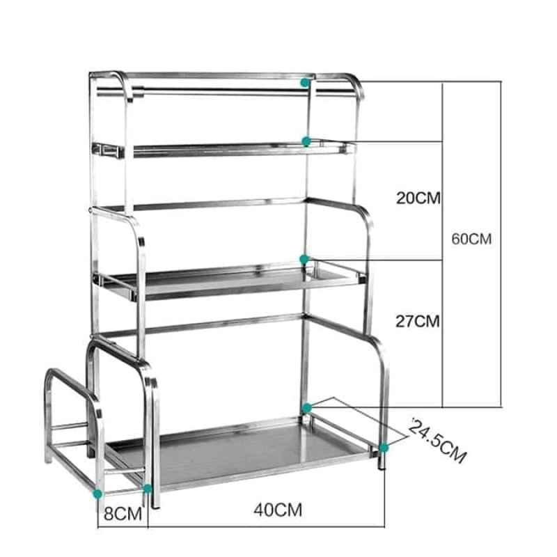 Dapur Multifungsi Stainless Steel Talenan Rak Pot Rak Dapur Multifungsi Stainless Steel Talenan Rak Pot Rak