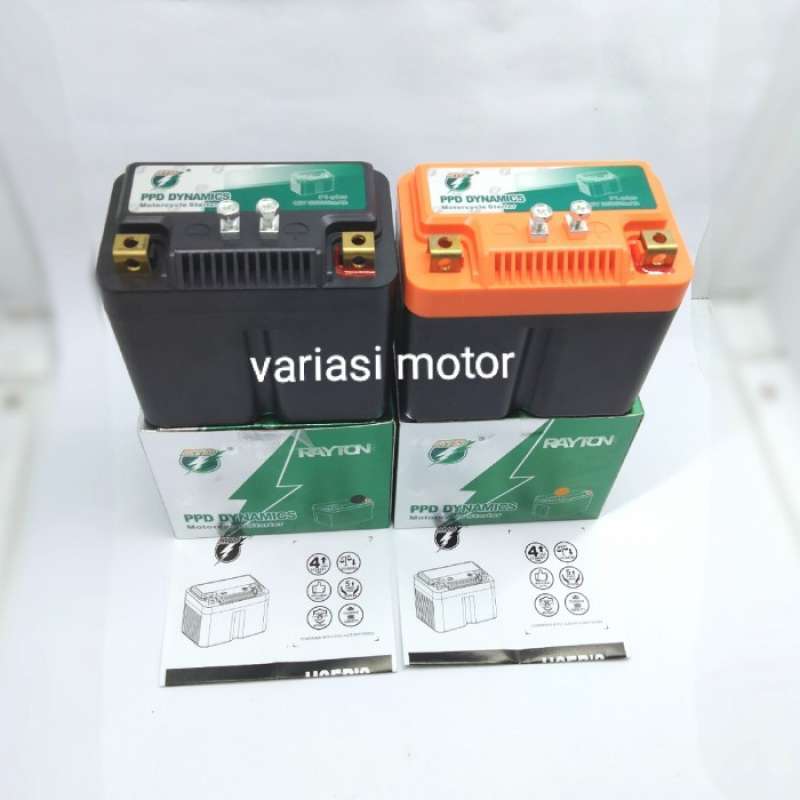 Jual Aki Motor Baterai Lithium Lifepo4 Rtd Rayton Kharisma Supra 125