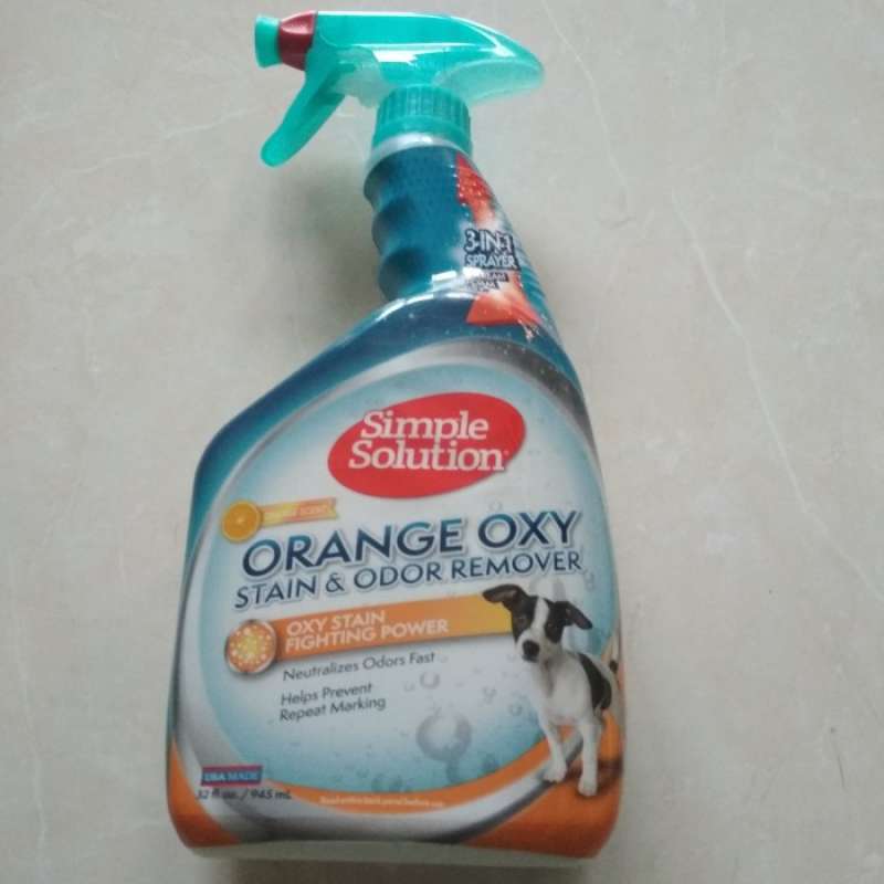 Promo Simple solution Orange oxy Stain&Odor remover(oxy stain fighting