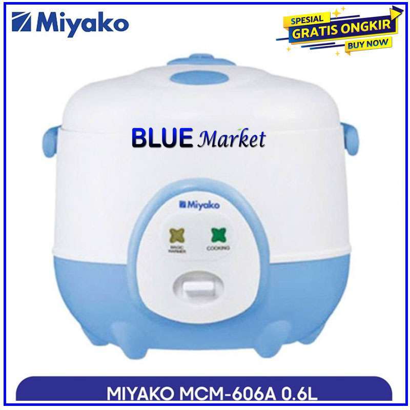 Jual Rice Cooker 3 in 1 MIYAKO MCM 612 kapasitas 1,2 Liter miyako 606