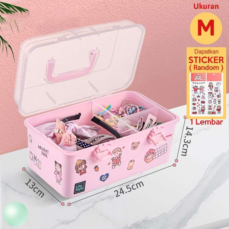 Jual BOX ORGANIZER / KOTAK JEPIT RAMBUT / BOX SERBAGUNA di Seller ...