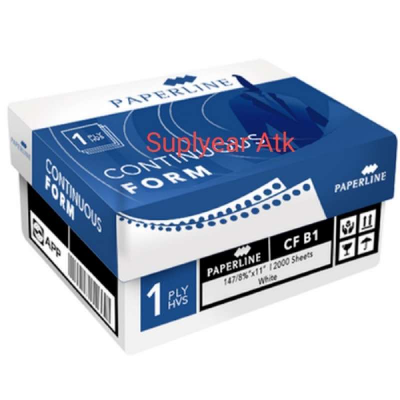 Promo Continous Form Paper Line Cf B1 14.7/8X11. 1Box Diskon 14 di