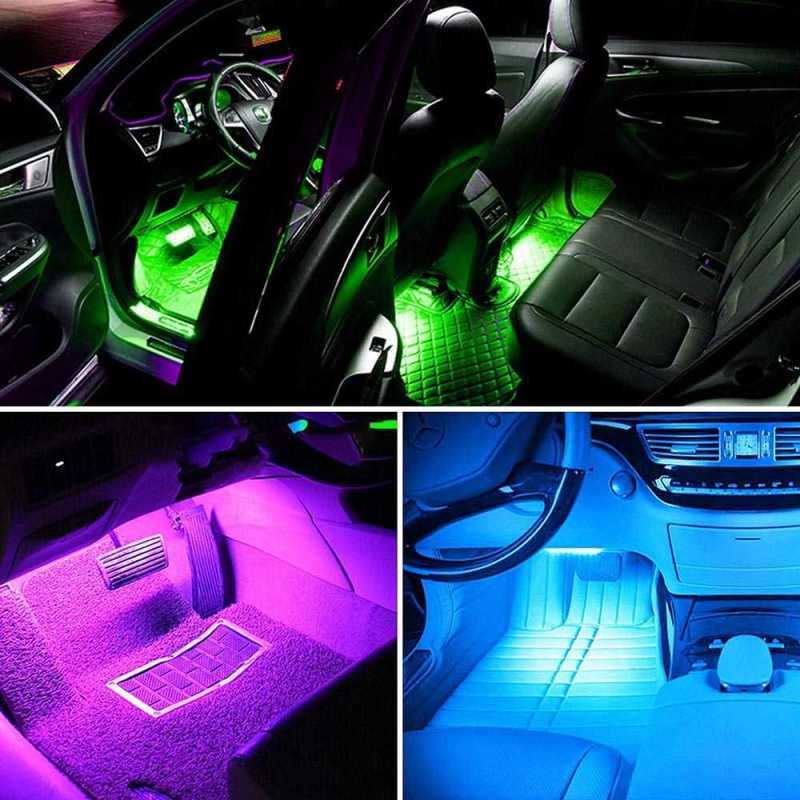 Promo Glo - Anmingpu Lampu Led Strip Mobil Rgb Light 36 Led Usb Plug ...