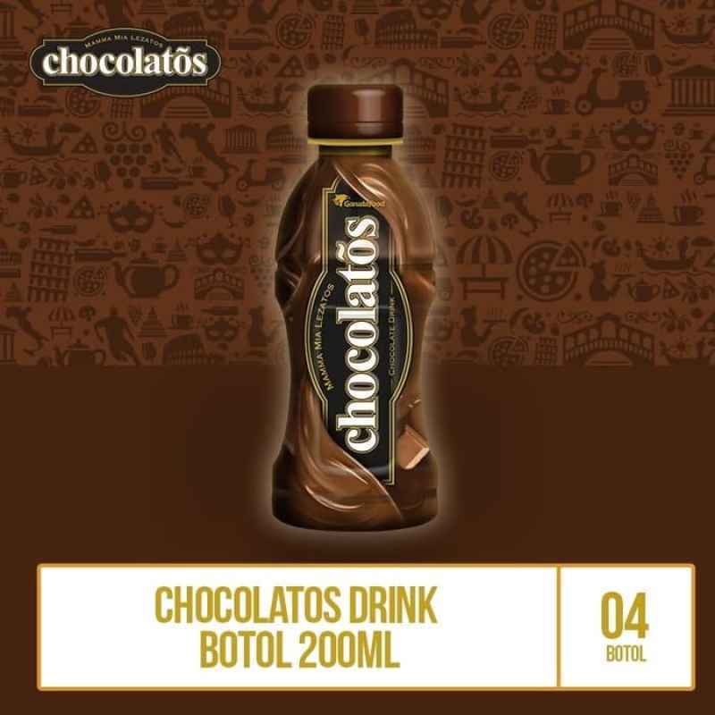 Jual Chocolatos Chocolate Drink Botol BRINK2 [200 gr / 4 Pcs] di