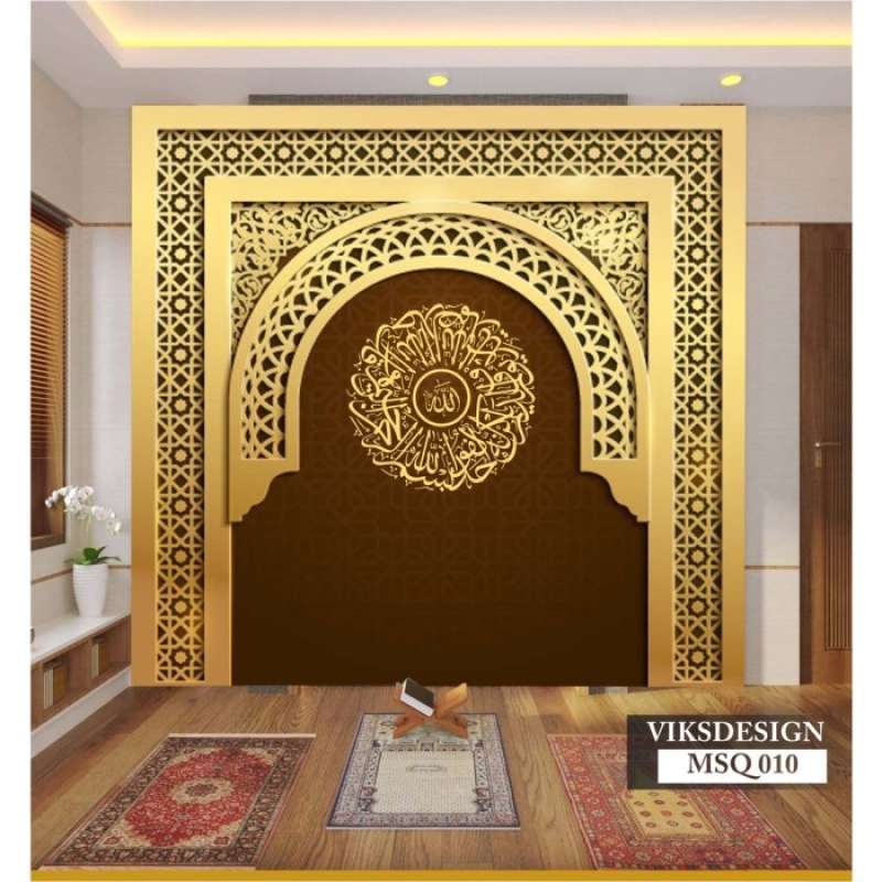 Promo CETAK Wallpaper untuk dinding lembab Wallpaper 3d Mihrab Mushola