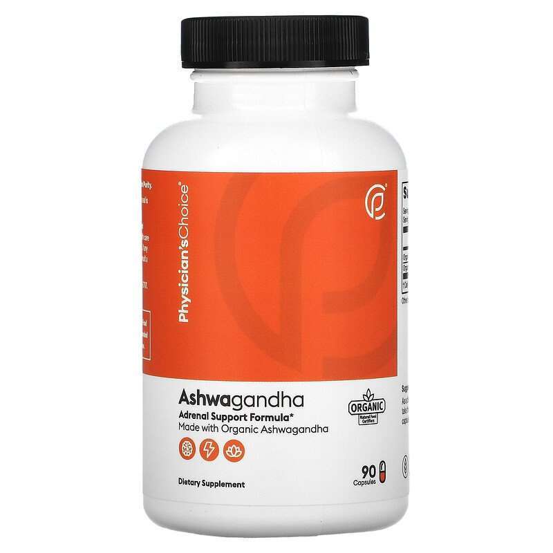 Promo (ORIGINAL) Physician's Choice Organic Ashwagandha 90 Capsule EXP