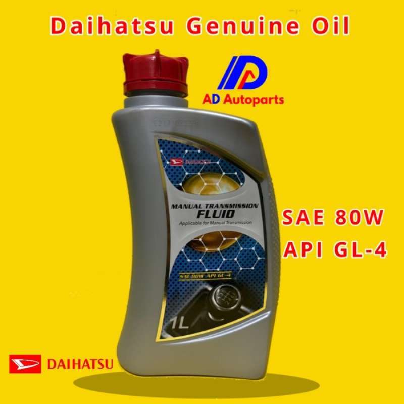 Jual Oli Transmisi Manual Daihatsu GL 4 SAE 80W API GL4 ORIGINAL di ...