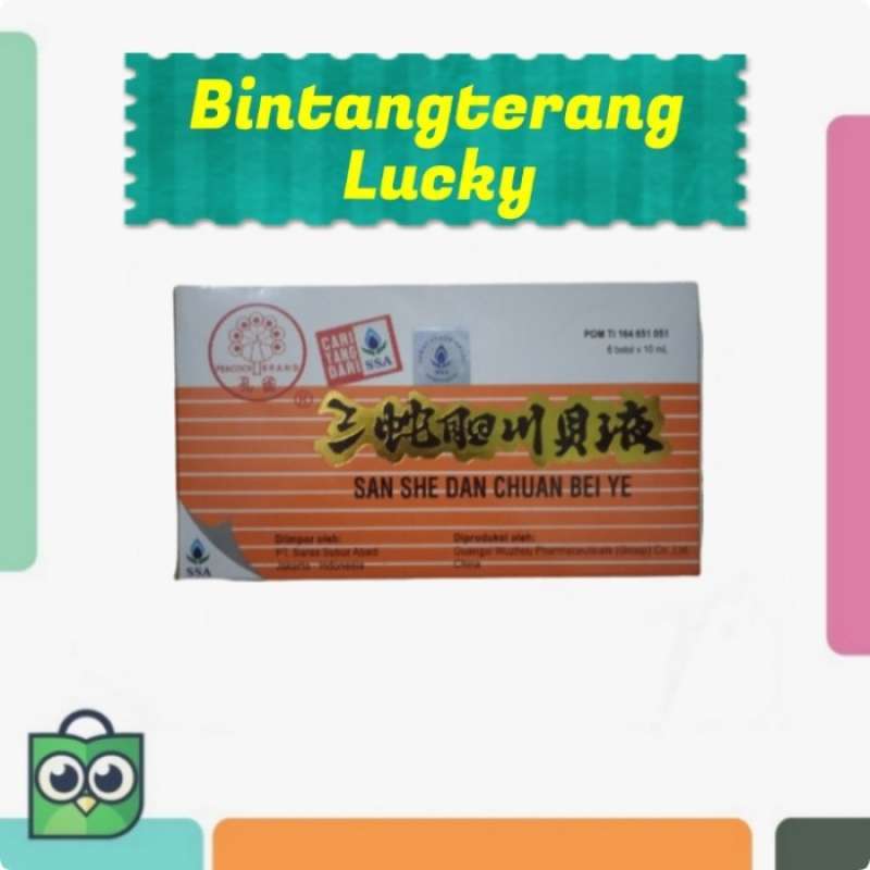 Promo Obat Batuk Dan Pilek San She Dan Chuan Bei Ye 6'S Diskon 23% di ...