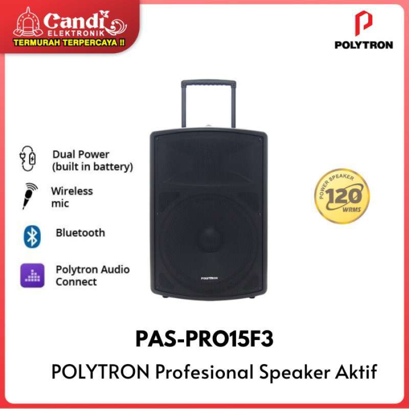 Promo Polytron Professional Speaker Active Bt Karaoke 15 Inch Pas