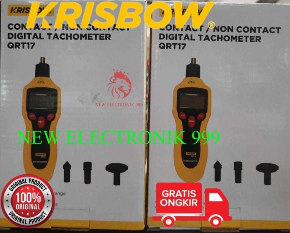 Jual Krisbow Alat Ukur Tachometer Digital Kontak/non Kontak KW0600563