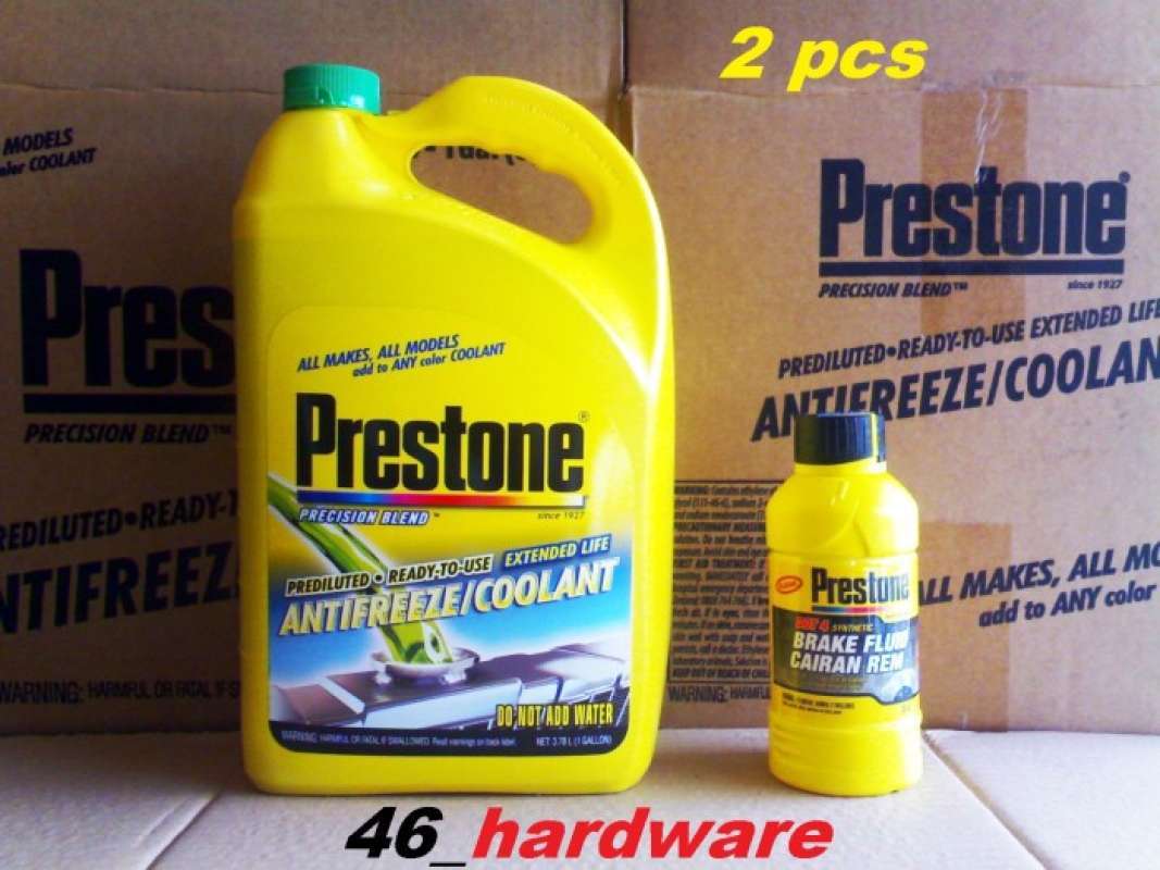 Jual Prestone Antifreeze Coolant Galon 3.78L Air Radiator Brake Fluid