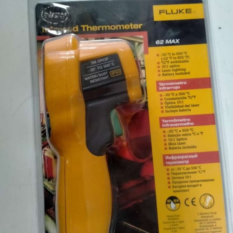 Jual thermometer infrared fluke 62 MAX ASLI di Seller Odettee Shop