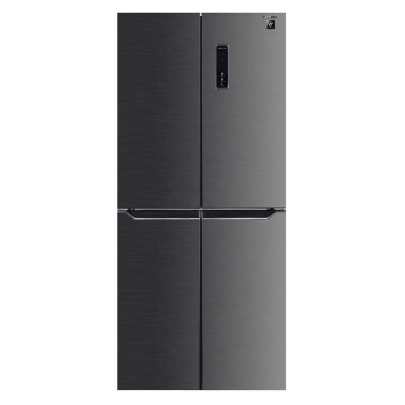 SHARP SJ-NFA35IHDBD-EU Frigorifero Side By Side Nero – 487L, AdvancedNoFrost, Erogatore Acqua, Twist-Ice-Maker, Compressore Inverter, Classe D