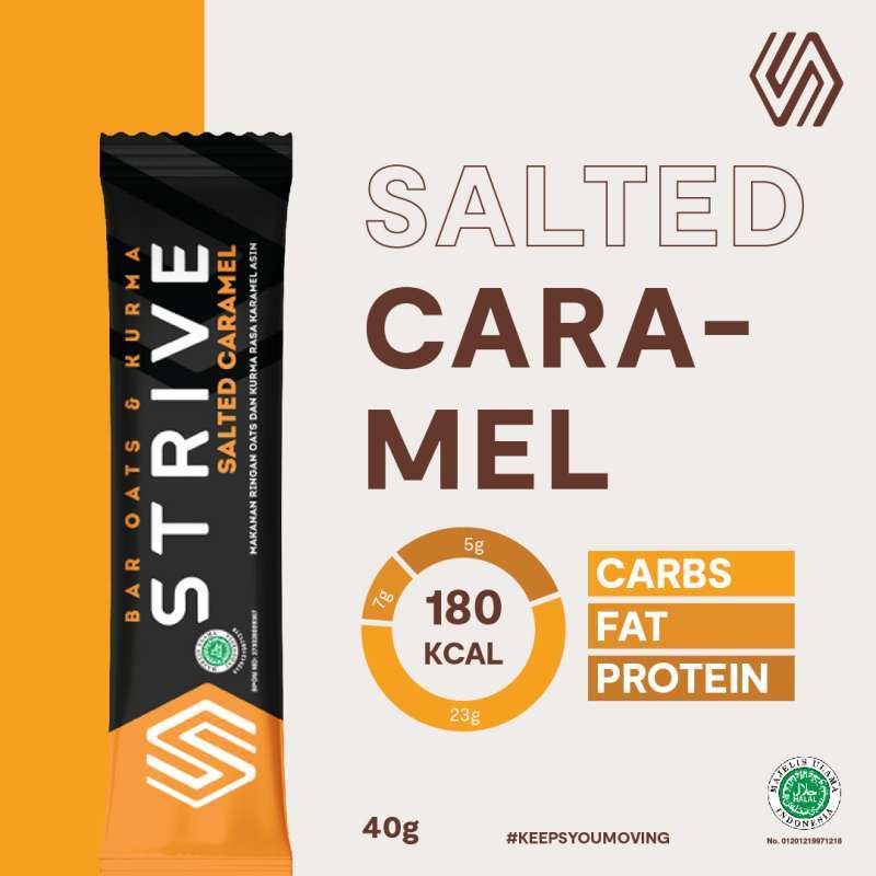 Jual STRIVE Rasa Salted Caramel [1 Box/isi 6 pcs] di Seller STRIVE