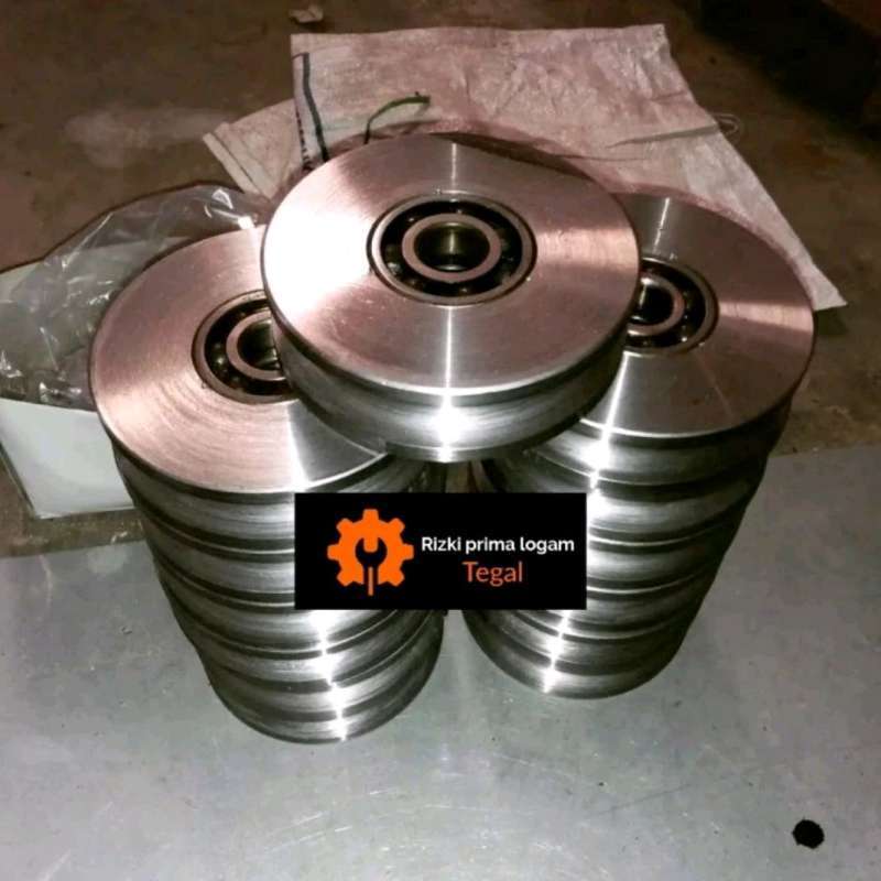 Promo RODA PAGAR BESI SUPER 10CM TANPA CASING ,TERBAIK Diskon 10% di