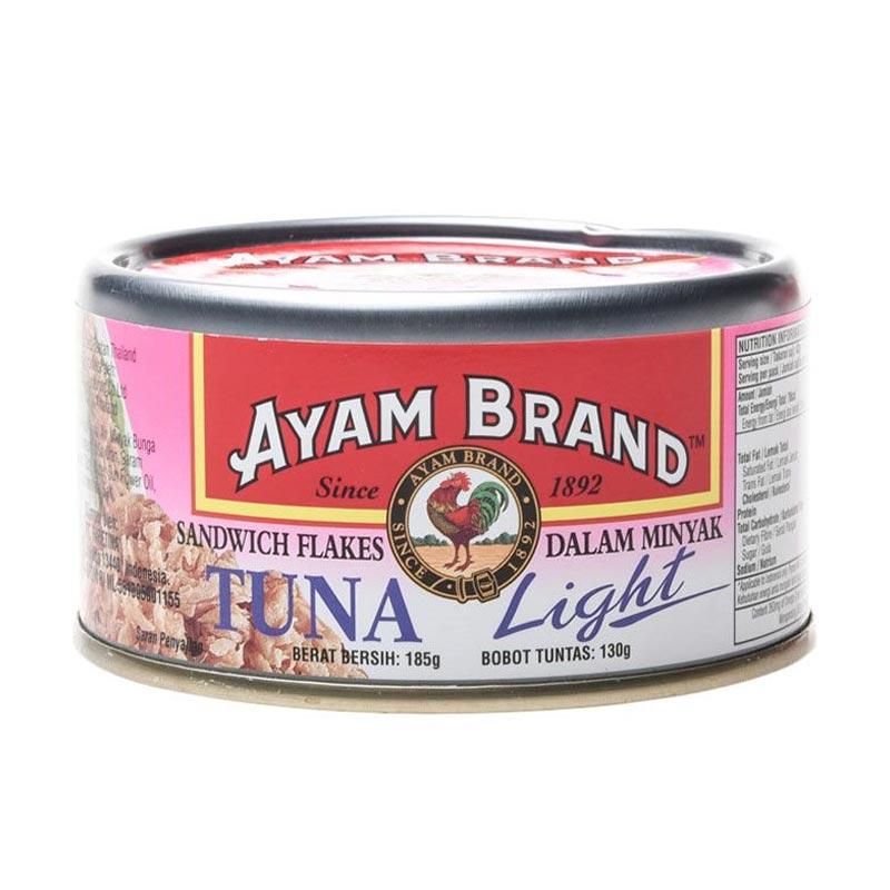 Promo Ayam Brand Tuna Sandwich Flakes Light In Oil 150 g Diskon 4 di