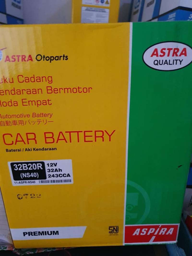 Promo Aki Mobil Premium 11-aspr-ns40 Aspira Diskon 23% Di Seller Indo