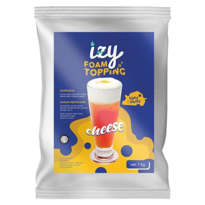 Jual IZY POWDER CHEESE FOAM TOPPING 1KG di Seller Hari Hari Manado
