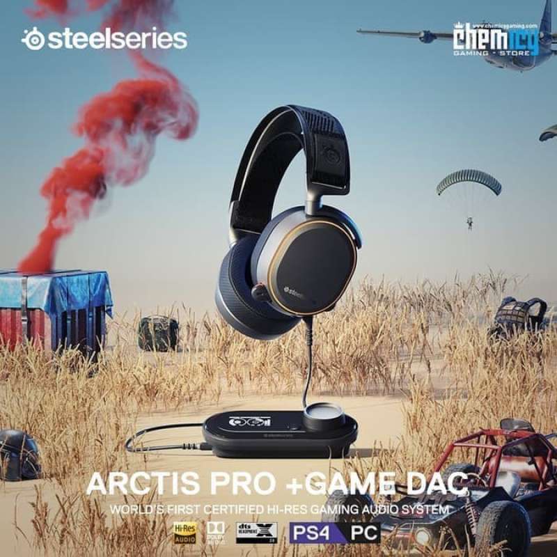 Jual Steelseries Arctis Pro RGB + Game DAC HiRes Gaming Headset Garansi 1 Bulan di Seller
