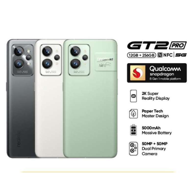 Jual Realme Gt 2 Pro 12/256gb Snapdragon™ 8 Gen 1 5g Processor | 2k ...
