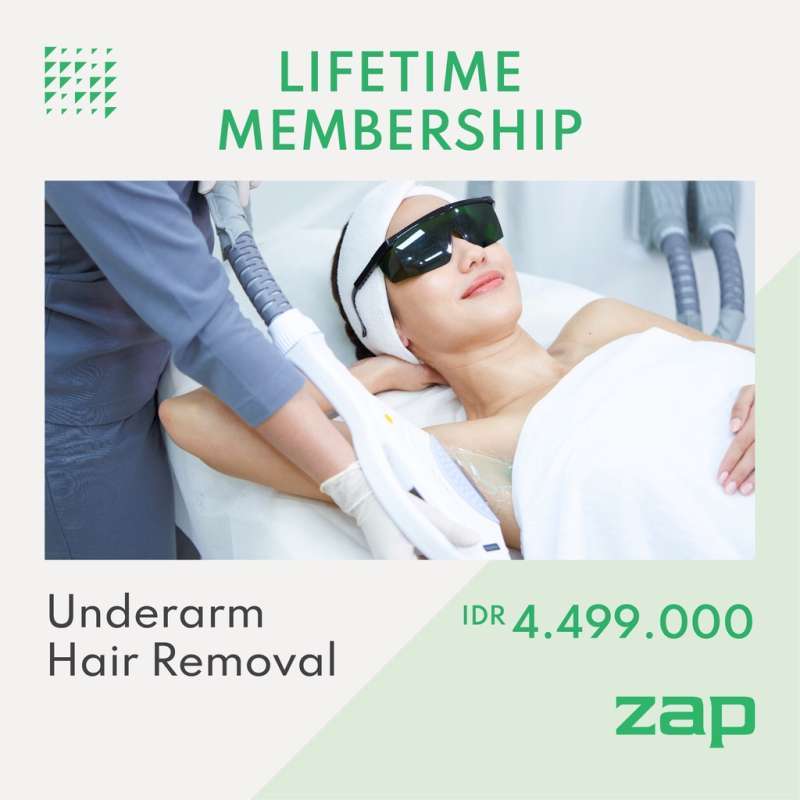 Jual Lifetime Membership Underarm Hair Removal di Seller ZAP Clinic