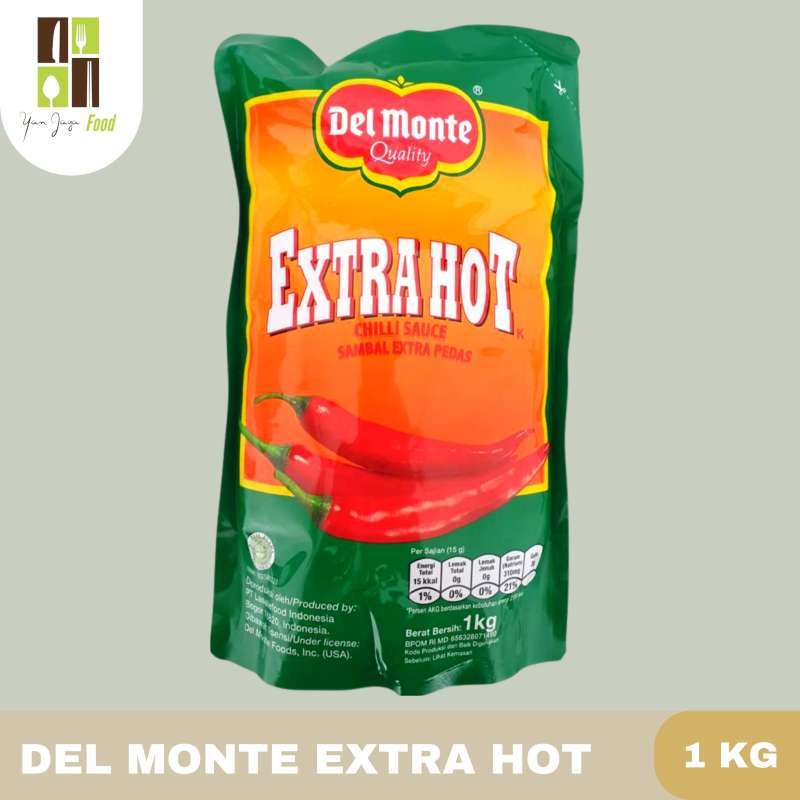Jual DelMonte Saus Sambal Extra Hot [1Kg] di Seller Yan Jaya Food