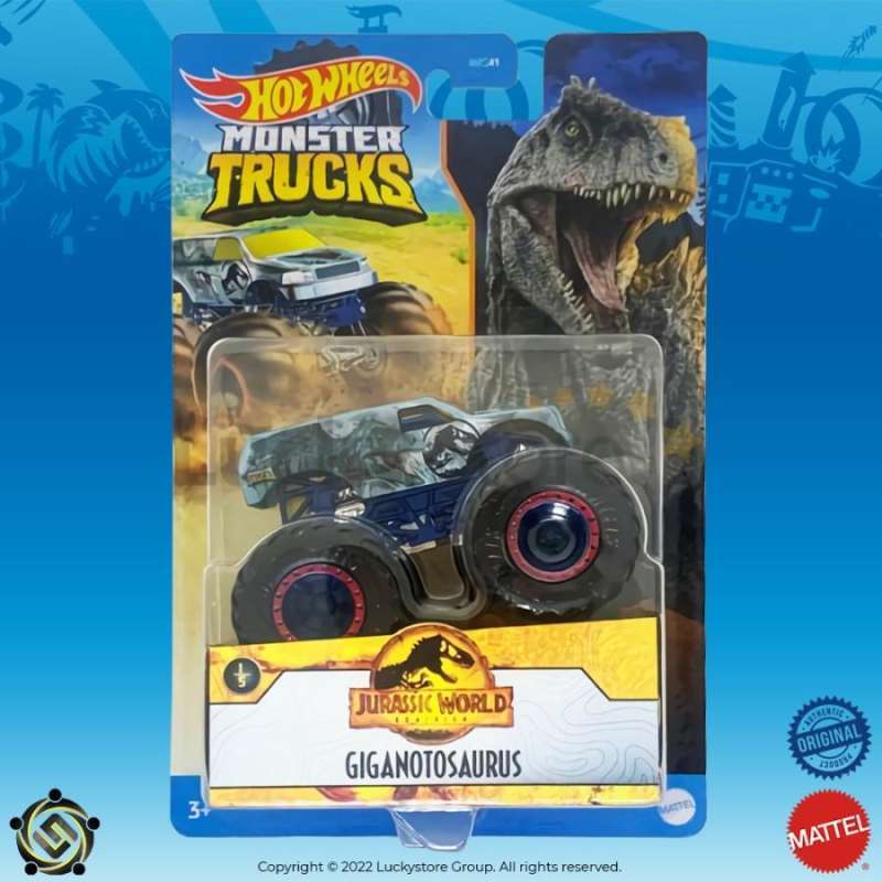 Jual Hot Wheels Monster Trucks Jurassic World Giganotosaurus di