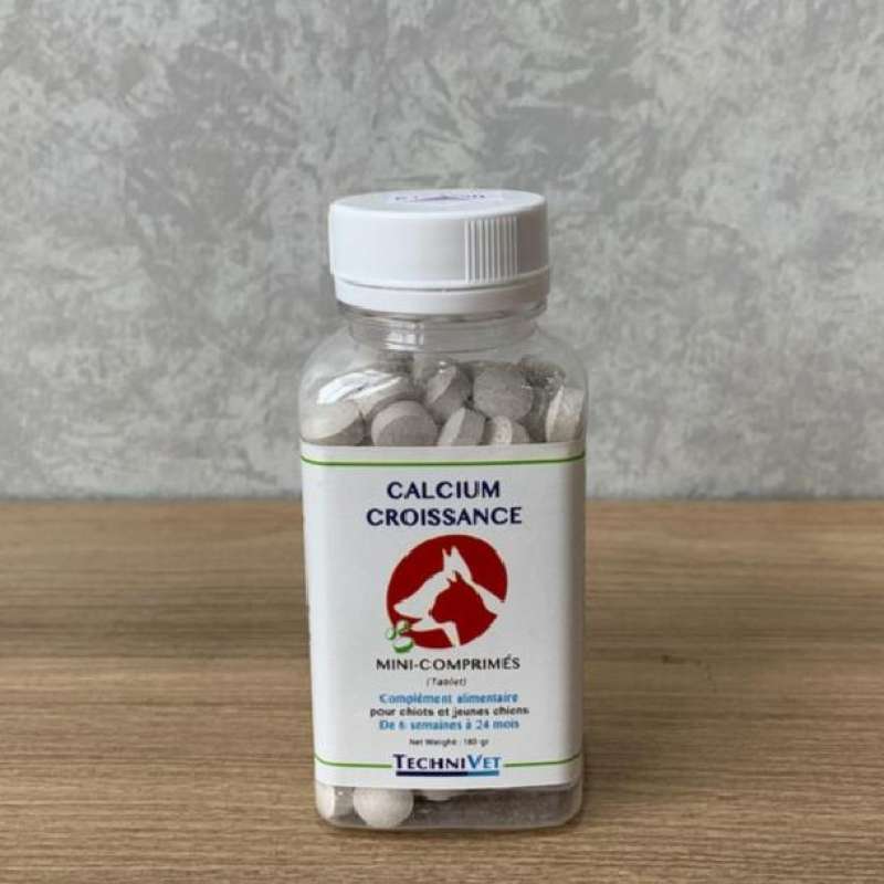 Jual Technivet Pet Calcium Croissance 180 tablets Vitamin Tulang Cat
