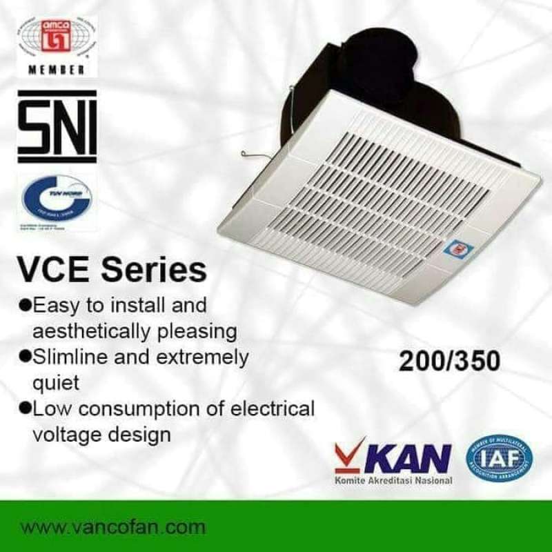 Promo exhaust fan VCE 200 vanco Diskon 25% di Seller home applypart