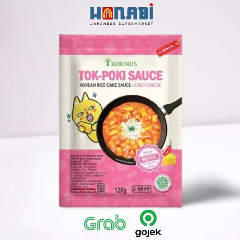 Jual Korinus Tokpoki Sauce Cheese 120g Toppoki Sauce Pedas Rasa Keju