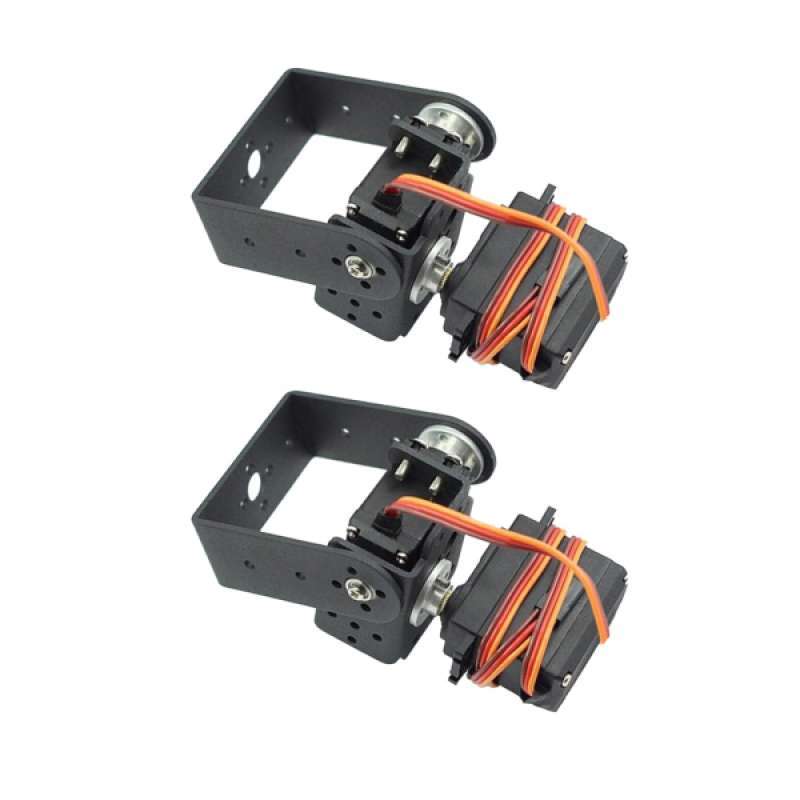 Jual Oem Servo Bracket Short Pan Tilt Sensor Kit Gimbal 2 Mg996 Servo Set Rc Robot [2 Pcs] Di