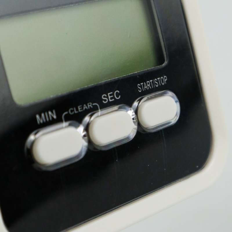 Promo AHG Premium Timer Mini Digital Dapur Countdown Timer Black AHG